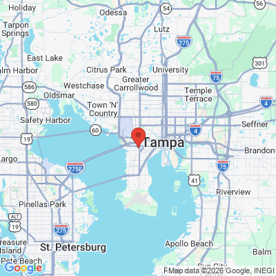 Map to  office in Tampa, FL