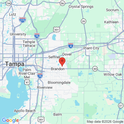 Map to  office in Valrico, FL
