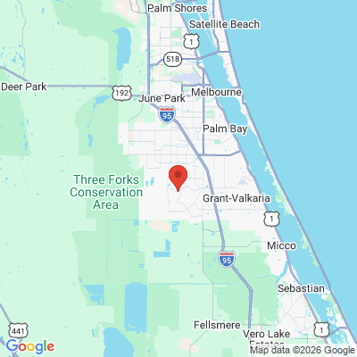 Map to  office in Palm Bay, FL