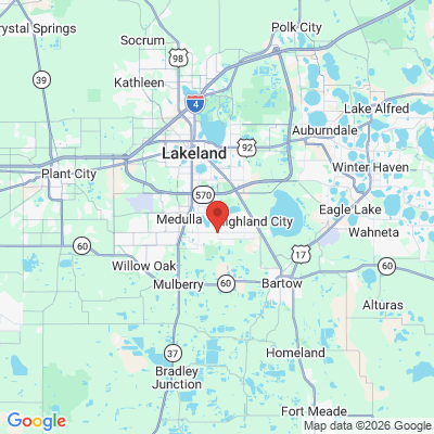 Map to  office in Lakeland, FL