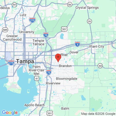 Map to  office in Brandon, FL