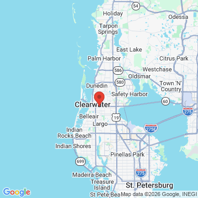 Map to  office in Clearwater, FL