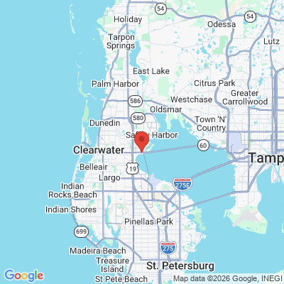 Map to  office in Clearwater, FL
