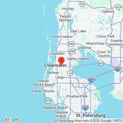Map to  office in Clearwater, FL