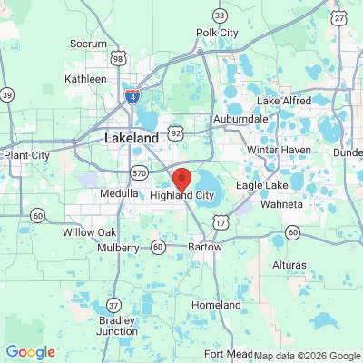Map to  office in Highland City, FL