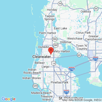 Map to  office in Clearwater, FL
