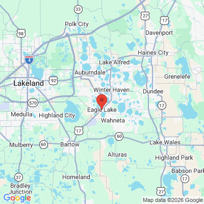 Map to  office in Eagle Lake, FL