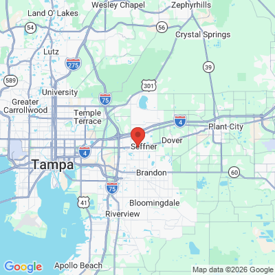 Map to  office in Seffner, FL