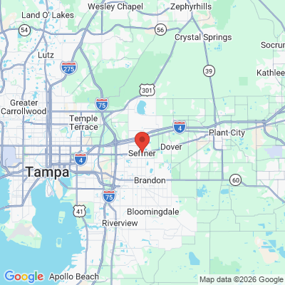 Map to  office in Seffner, FL
