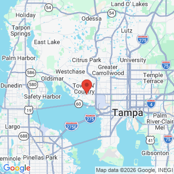 Map to Precious Smiles Family Dentistry office in Tampa, FL