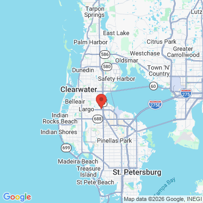 Map to  office in Clearwater, FL