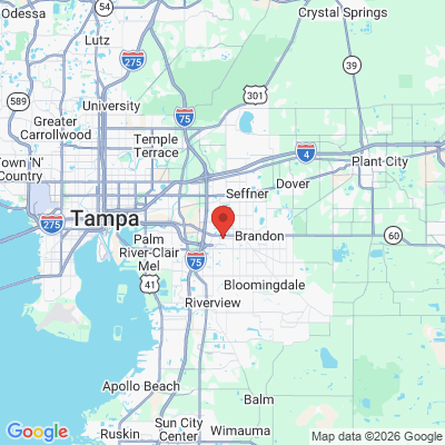 Map to  office in Brandon, FL