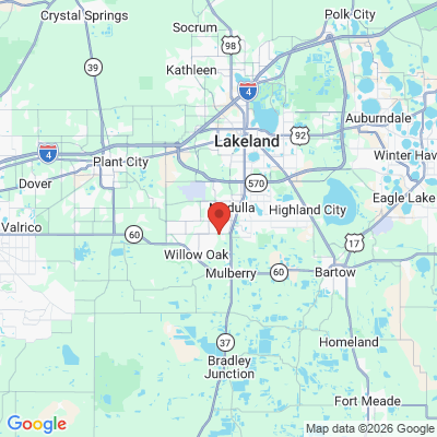 Map to  office in Mulberry, FL