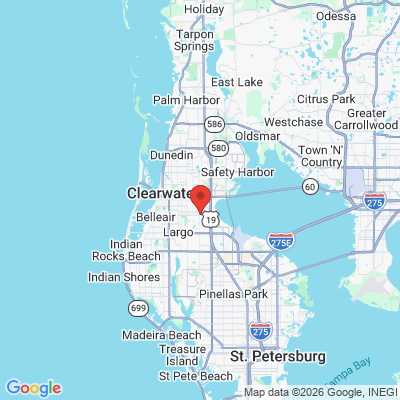 Map to  office in Clearwater, FL