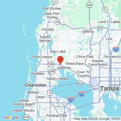 Map to  office in Oldsmar, FL