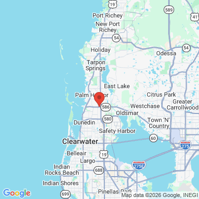 Map to  office in Dunedin, FL