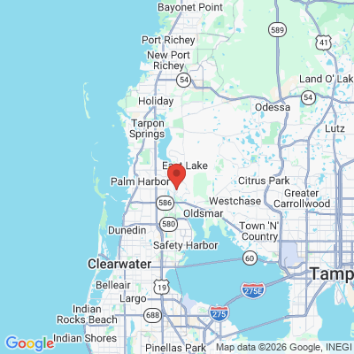 Map to  office in Palm Harbor, FL