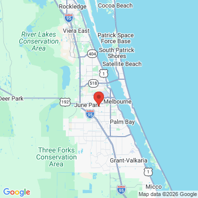 Map to  office in West Melbourne, FL