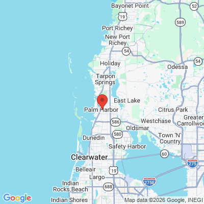 Map to  office in Palm Harbor, FL