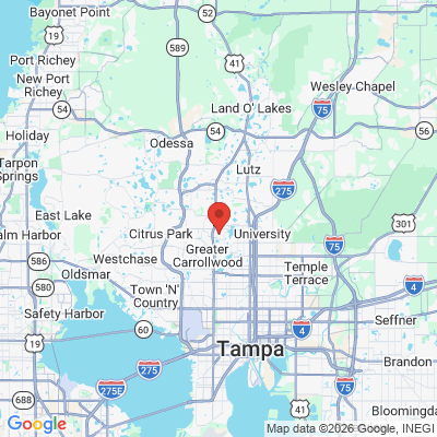 Map to  office in Carrollwood, FL