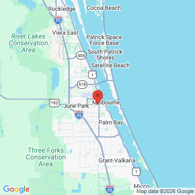 Map to  office in Melbourne, FL