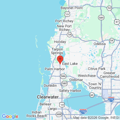 Map to  office in Palm Harbor, FL