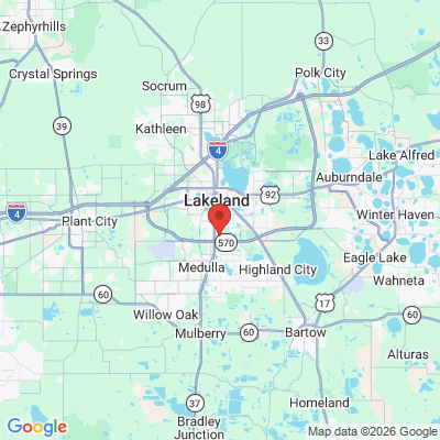 Map to  office in Lakeland, FL