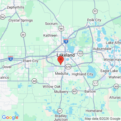 Map to  office in Lakeland, FL
