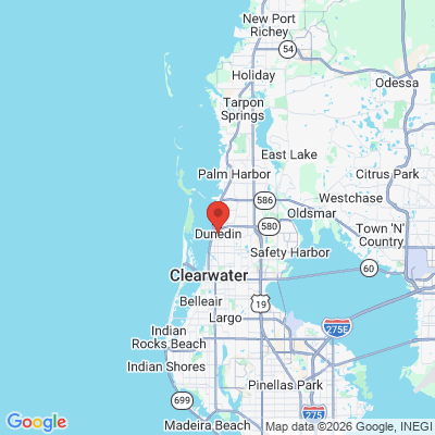 Map to  office in Dunedin, FL