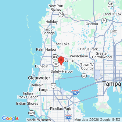 Map to  office in Safety Harbor, FL