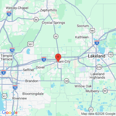 Map to  office in Plant City, FL