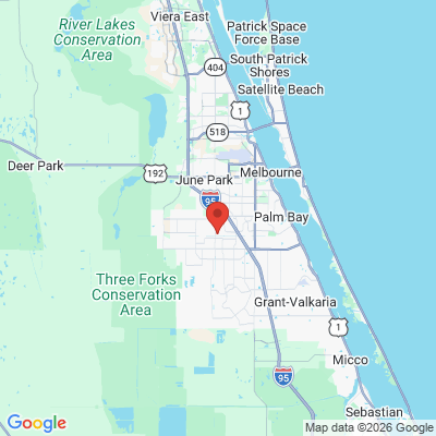 Map to  office in Palm Bay, FL