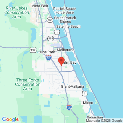 Map to  office in Palm Bay, FL