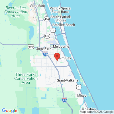 Map to  office in Palm Bay, FL