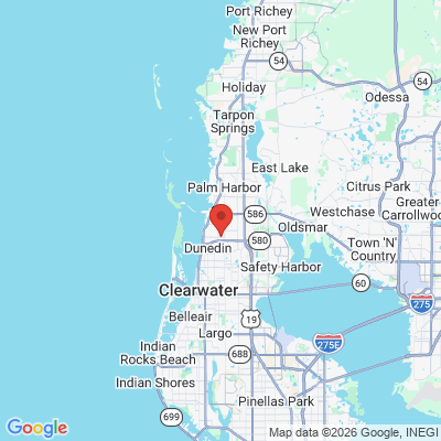 Map to  office in Dunedin, FL