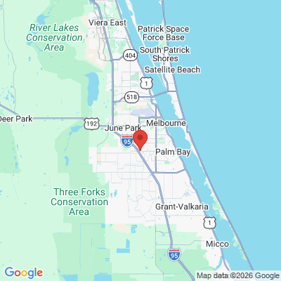 Map to  office in West Melbourne, FL