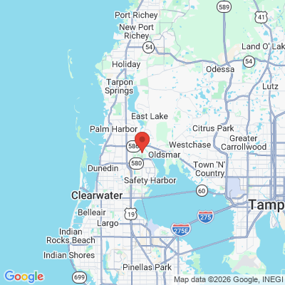 Map to  office in Clearwater, FL