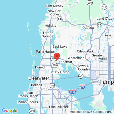 Map to  office in Clearwater, FL