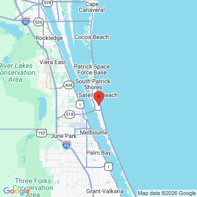 Map to  office in Indian Harbour Beach, FL