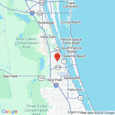 Map to  office in Melbourne, FL