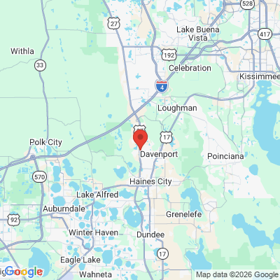 Map to  office in Davenport, FL