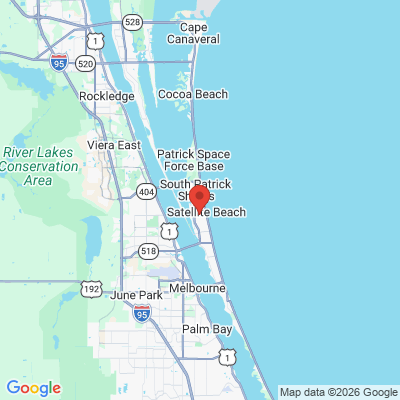 Map to  office in Indian Harbour Beach, FL