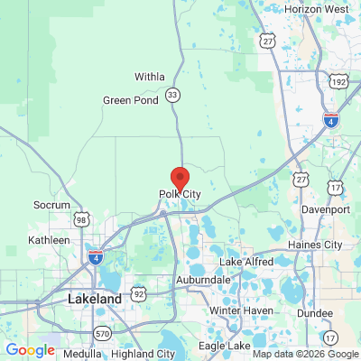 Map to  office in Polk City, FL