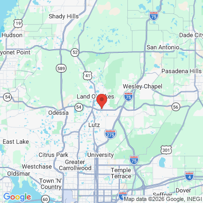 Map to  office in Land O' Lakes, FL