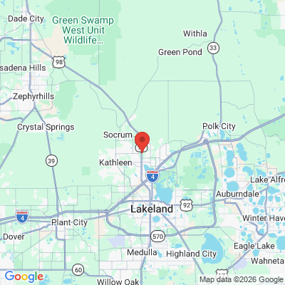 Map to  office in Lakeland, FL