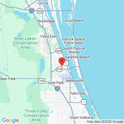 Map to  office in Melbourne, FL