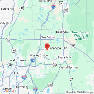 Map to  office in Wesley Chapel, FL