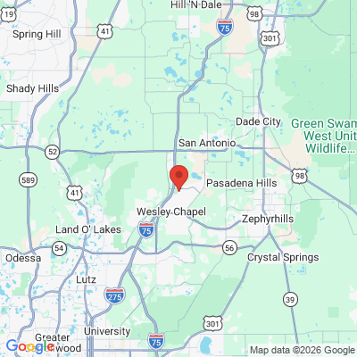 Map to  office in Wesley Chapel, FL