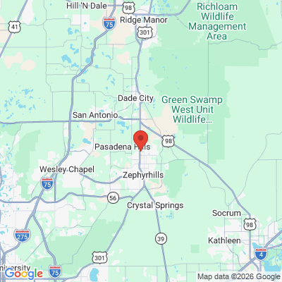 Map to  office in Zephyrhills, FL