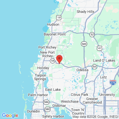 Map to  office in Trinity, FL